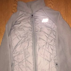 Gray new balance fleece